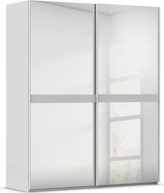 rauch Schwebetürenschrank »Kleiderschrank Schrank Garderobe Schlafzimmerschrank SCALE-LINE« edle Optik mit Bauchbinde in Korpusfarbe Spiegelfront MADE IN GERMANY Preisknaller