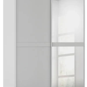 Letzte Chance rauch Schwebetürenschrank »Kleiderschrank Schrank Garderobe Schlafzimmerschrank SCALE-LINE« edle Optik mit Bauchbinde in Korpusfarbe mit Spiegel MADE IN GERMANY