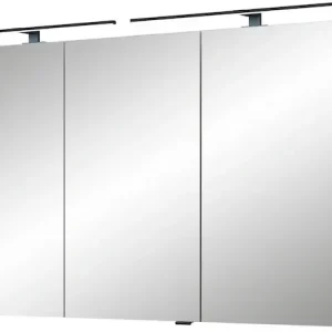 Highlight Saphir Spiegelschrank »Serie 7045 Badezimmer-Spiegelschrank inkl. LED-Beleuchtung, 3 Türen« Badschrank 133,2 cm breit, inkl. LEDplus Schalter und Türdämpfer