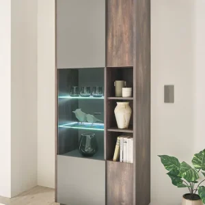 Preis Gesenkt Home affaire Vitrine »LARGO« Soft-Close-Funktion, Höhe ca. 200 cm