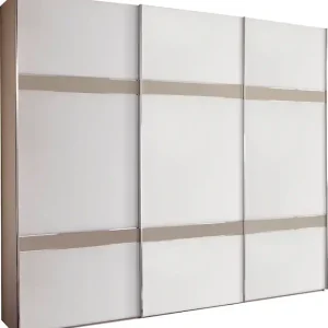 Zertifiziert WIEMANN Schwebetürenschrank »Rialto« hochwertige Glasfront mit Querriegeln