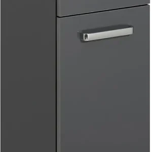 Jetzt Bestellen Saphir Unterschrank »Quickset Badschrank mit 1 Tür, 1 Schublade, 30 cm breit« Badezimmer-Unterschrank inkl. Türdämpfer, Griffe in Chrom Glanz