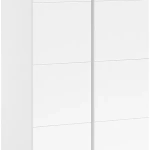 Bestpreis Vipack Kleiderschrank »in modernem Design, Türen mit Profilfräsung, pflegeleichter Oberfläche« mit 2 Drehtüren inkl. Soft-Close, Wäschefächer, Ausf. weiß lackiert