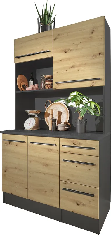BASIC by Balculina Buffet »Jazz« 1 Stk. tlg. Breite 120cm, Türen, Schubkästen, offenes Fach Solange Der Vorrat Reicht