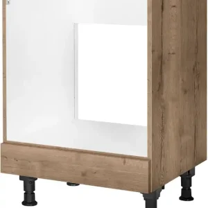 nobilia® Herdumbauschrank »"Structura", vormontiert, mit höhenverstellbaren Sockelfüßen,« mit Backofenschublade, Breite 60 cm Finale Aktion