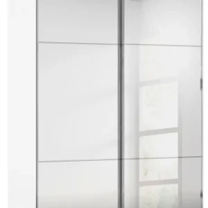 Aktuell rauch Schwebetürenschrank »Kleiderschrank Schrank Garderobe Schlafzimmerschrank SCALE-TRIO« edle dreigeteilte Front mit 2 Zierleisten Spiegelfront MADE IN GERMANY