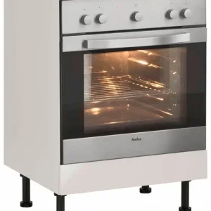 wiho Küchen Herdumbauschrank »Nisos« 60 cm breit, mit verstellbaren Füßen, ohne Arbeitsplatte Neu Im Sortiment