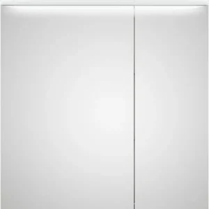 Saphir Spiegelschrank »Balto Sprint Badschrank mit LED-Lichtkranz, 70 cm breit, 2 Türen« Schalter-/ Steckdosenkombination, inkl. Türdämpfer, 567LM, 12V LED Garantierte Lieferung