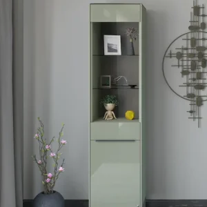 set one by Musterring Standvitrine »Reno« 1 Stk. tlg. Mit Vierkantfuß in diversen Farben, 197 cm Höhe & Farbauswahl Top-Angebot