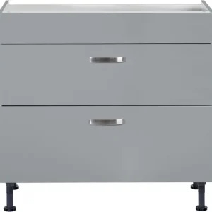 KOCHSTATION Kochfeldumbauschrank »KS-Cara« Breite 90 cm, mit Vollauszügen und Soft-Close-Funktion Mega-Angebot