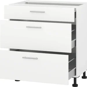 Solange Der Vorrat Reicht KOCHSTATION Herdumbauschrank »"KS-Scafa"« Breite 80 cm, mit zwei Auszügen und einem Schubkasten