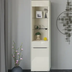 Günstig set one by Musterring Standvitrine »Reno« 1 Stk. tlg. Mit Winkelfuß in diversen Farben, 200 cm Höhe & Farbauswahl