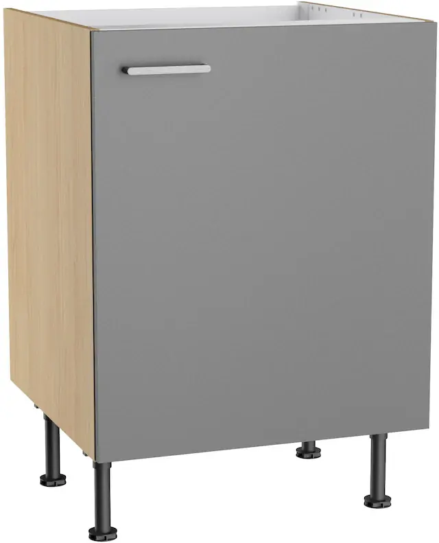 KOCHSTATION Spülenschrank »KS-Lucy« Breite 60 cm, mit 1 Tür, höhenverstellbare Füße, Soft-Close Ausverkauf