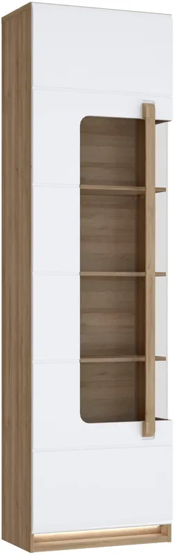 FORTE Vitrine »Attention« B/H/T 60,2/210/34,3 cm,Vitrine inkl. Beleuchtung, Höhe 210 cm, Soft Close, Glastüre Sonderaktion