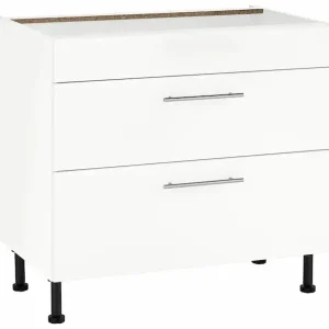 wiho Küchen Kochfeldumbauschrank »Ela« 90 cm breit, mit Soft-Close-Funktion Preis Gesenkt