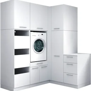 Laundreezy Mehrzweckschrank-Set »Laundreezy, 7-tlg. Mehrzweckschrank-Set B/H/T 186/238/68 cm« 7 Stk. tlg. Knallerangebot