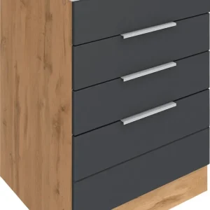 Meistverkauft KOCHSTATION Kochfeldumbauschrank »KS-Luhe« 60 cm breit, hochwertige MDF-Fronten mit waagerechter Lisene