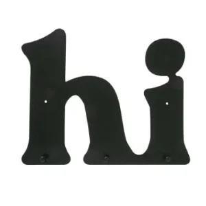 Boltze Garderobenhaken ''Hi'' in Schwarz - (B)38 x (H)30 x (T)2 cm günstig kaufen | limango Neue Kollektion