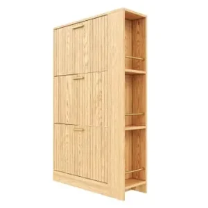 ABRIHOME Schuhschrank mit 3 Türen & offenen Seitenfächern günstig kaufen | limango Mega-Angebot