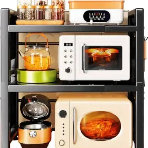 Joybos Küchenregal in Schwarz - (B)67 x (H)80,5 x (T)12,6 cm günstig kaufen | limango Expressversand