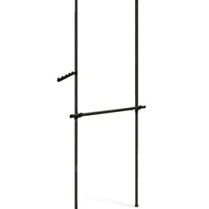 IDOMYA Essentials Garderobe in Schwarz - (B)112 x (H)278 cm günstig kaufen | limango Preis Gesenkt