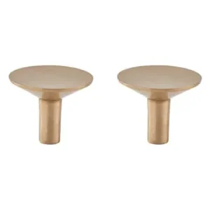 Garantierte Lieferung OYOY 2er-Set: Kleiderhaken "Rina" in Hellbraun - (H)3,5 x Ø 4,5 cm günstig kaufen | limango