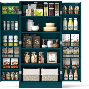 Saisonangebot COSTWAY Küchenschrank 120cm in Grün günstig kaufen | limango