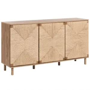 Beliani Sideboard BONDI in Braun - (W) 153 x (H) 81 x (L) 40 cm günstig kaufen | limango Billig