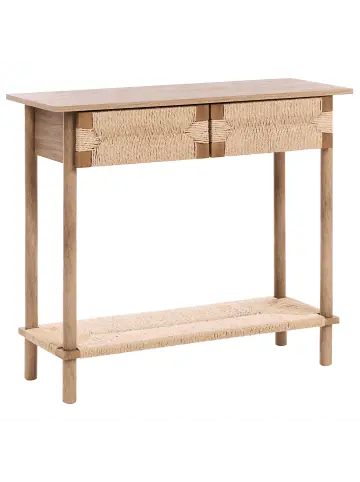 Beliani Konsolentisch BONDI in Braun - (W) 94 x (H) 78 x (L) 36 cm günstig kaufen | limango Preiswert