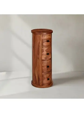 Echt KADIMA DESIGN Sideboard | Sheesham, 35x85x35cm, 4 Schubladen günstig kaufen | limango