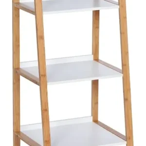 Wenko Regal "Finja" in Hellbraun/ Weiß - (B)36 x (H)76 x (T)43 cm günstig kaufen | limango Begrenztes Angebot