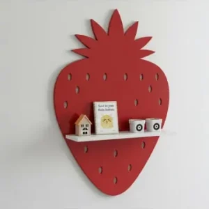 Woody Kids Wandregal in Rot/ Weiß - (B) 33 x (H) 35 x (T) 10 cm günstig kaufen | limango Neuheit