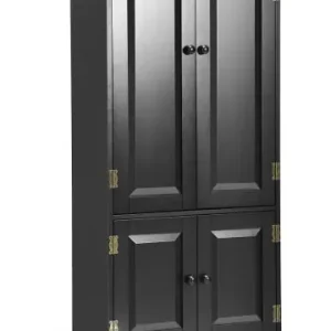 Must-Have COSTWAY Garderobenschrank in Schwarz günstig kaufen | limango