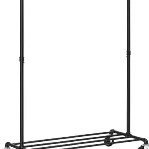 Kracherpreis SONGMICS Kleiderständer in Schwarz - (B)100 x (H)163 x (T)49 cm günstig kaufen | limango