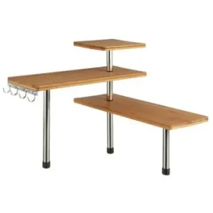 Echt Joybos Eckregal in Hellbraun/ Silber - (B)45 x (H)38,5 x (T)43 cm günstig kaufen | limango