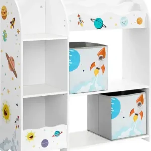 Jetzt Bestellen Songmics Standregal in Weiß/ Bunt - (B)93 x (H)100 x (T)30 cm günstig kaufen | limango