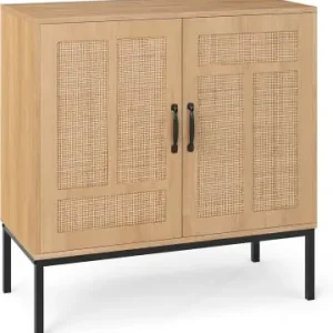 Preis Gesenkt COSTWAY Sideboard Rattan Aufbewahrungsschrank in Hellbraun günstig kaufen | limango