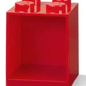 LEGO Wandregal "4 Knobs" in Rot - (B)15,9 x (H)47 x (T)16,1 cm günstig kaufen | limango Neue Ware