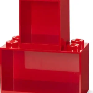 Bestpreis LEGO Regal "Brick" in Rot - (B)21,5 x (H)32 x (T)16 cm günstig kaufen | limango