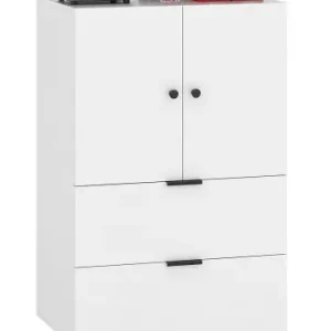 Meistverkauft COSTWAY Sideboard Holz mit Metallbeinen in Weiß günstig kaufen | limango