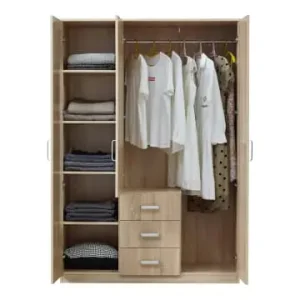 en.casa Kleiderschrank Bodolz in Beige Ohne Farbe (B)120cm (G)105.9cm günstig kaufen | limango Nur Für Kurze Zeit