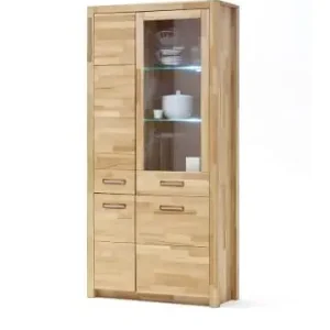 Zertifiziert Vaja Kombivitrine Fenja 3-trg mit 1 Glastüre in Braun günstig kaufen | limango