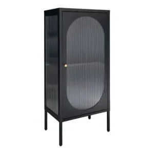 Super-Preis ebuy24 Vitrinenschrank Adelaide Schwarz 50 x 35 cm günstig kaufen | limango
