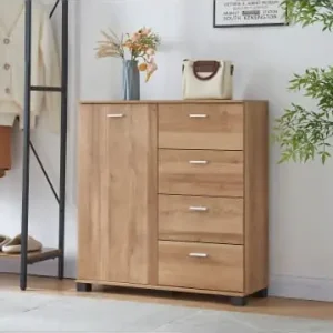 en.casa Schuhschrank Döbritz in Beige (B)80cm (H)84cm (T)28cm günstig kaufen | limango Neu Im Sortiment