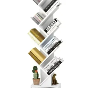 Ausverkauf COSTWAY Bücherregal in Baumform in Weiß günstig kaufen | limango