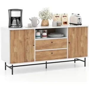 COSTWAY Sideboard 150x45x74cm in Weiß günstig kaufen | limango Sale