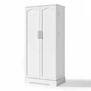 Neu ABRIHOME 128cm LED Doppeltür Küchenschrank mit Einlegeböden Kippschutzvorrichtung günstig kaufen | limango