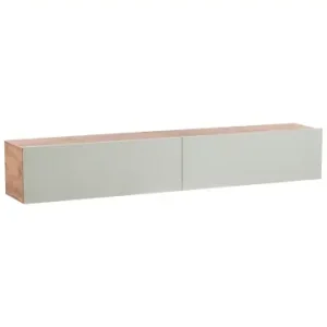 Beliani TV-Möbel GLADSTONE in Grün/Braun - (W) 180 x (H) 30 x (L) 32 cm günstig kaufen | limango Kracherpreis