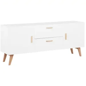 Nur Für Kurze Zeit Beliani Sideboard MEET in Weiß/Braun - (W) 160 x (H) 70 x (L) 42 cm günstig kaufen | limango