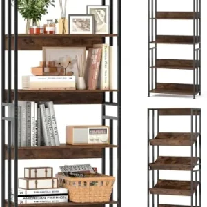 COSTWAY Bücherregal 5 Ebenen 70x35x157cm mit Verstellbaren Einlegeböden in Braun günstig kaufen | limango Must-Have